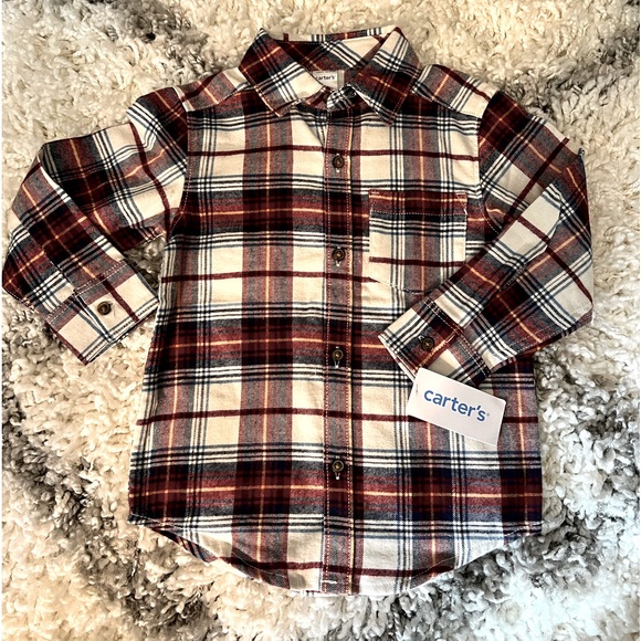 Boys long sleeve flannel - Picture 1 of 3